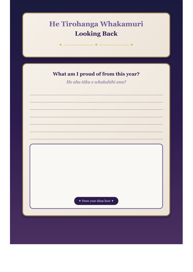 Matariki booklet page 3