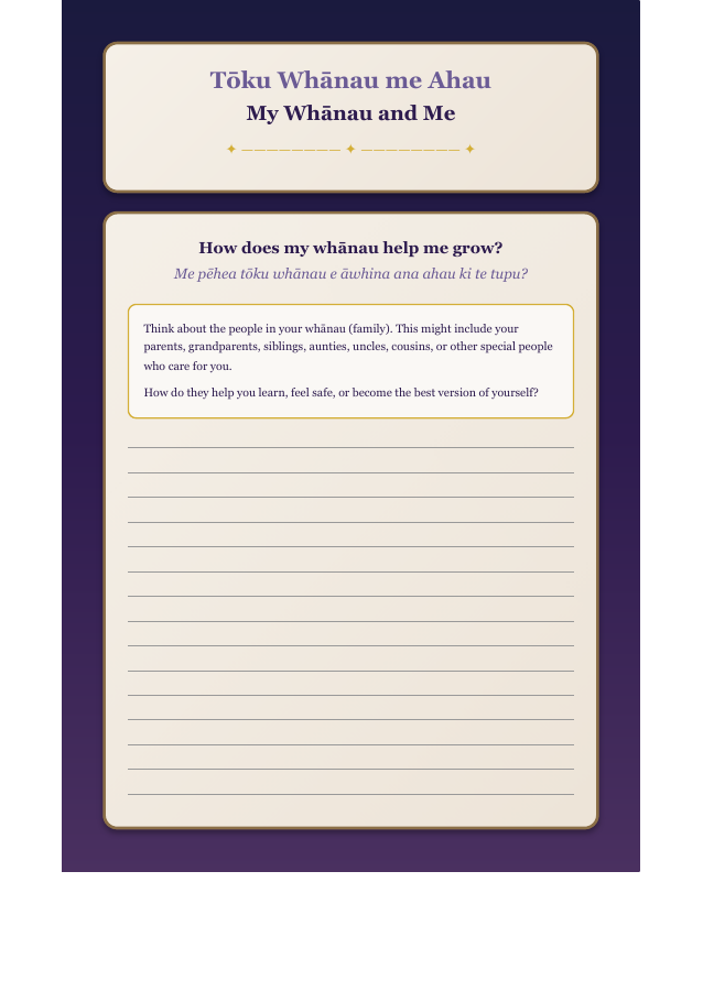 Matariki booklet page 6